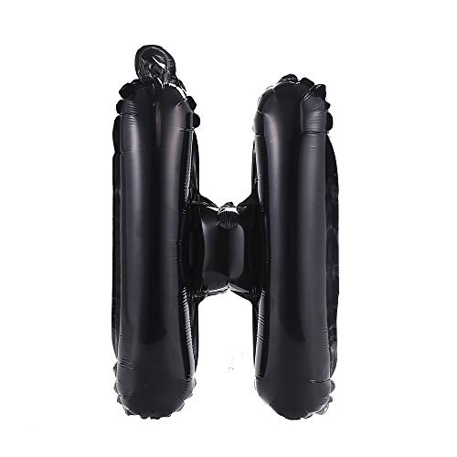 Ypselected Happy Birthday Balloons Banner 16 Inch Hanging Birthday Balloons 3D Silver Foil Letter Balloons For Kids And Adults Birthday Party Decorations Supplies (Red Black) #TOP1