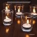 Hosley's Set of 72 Crystal Clear Votive/Tea Light Glass Candle Holders. Bulk Buy. Ideal for Parties, Wedding, Special Events, Aromatherapy and Everyday Use. Tealights O2