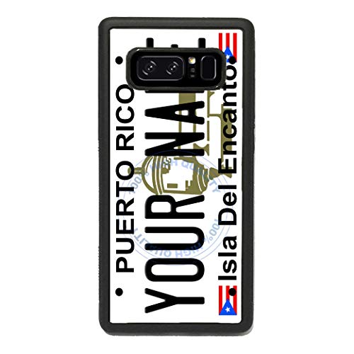 BRGiftShop Personalized Custom Puerto Rico State License Plate Rubber Phone Case for Samsung Galaxy s10e