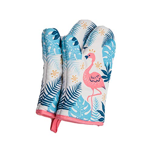 Vger Oven Mitts Cotton Fashion Cute Design Heat Resistant Oven Gloves Safe Cooking