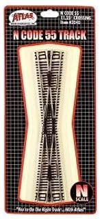Atlas N Scale Code 55 11.25-Degree Crossing Model Train Track