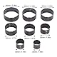 8-teiliges Leder-Rundlocher-Set aus Legiertem Stahl, Leder, Stanzwerkzeug-Set, 25 Mm, 30 Mm, 35 Mm, 40 Mm, 45 Mm, 50 Mm, 55 Mm, 60 Mm