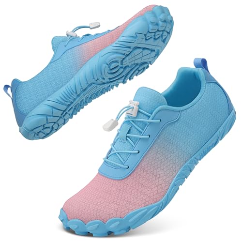 Image of ATHMILE Water Shoes for Men Women Quick Dry Aqua Shoes with Toe Protection | Non Slip Adult Barefoot Hiking Shoes for Beach Swim River Pool Kayaking Camping Boat Workout Cruise Vacation Outdoor