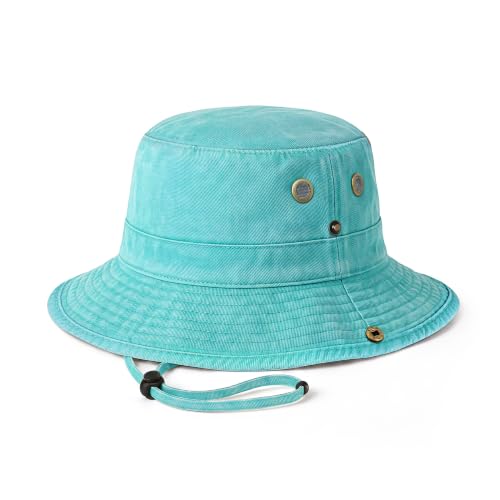 Image of Hot Summer Bucket Hat - Trendy Cotton Sun Hat for Beach, Golf, Fishing