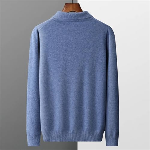 Pull 100% laine pour hommes Kelsiop tricot chic d'automne - 3