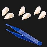 CINECE バンパイアの牙 吸血鬼 小悪魔 つけキバ 付け歯 ハロウィン コスプレ吸血鬼 バンパイア 仮装 キバ コスプレ 衣装 (3对)