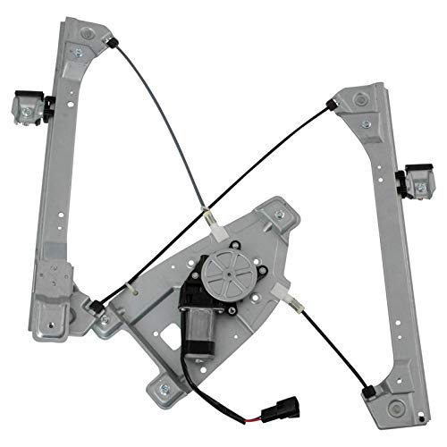 Image of TRQ Front Left Power Window Regulator & Motor Assembly Drivers Side Compatible with 2010-2011 Chevrolet Equinox GMC Terrain GM1350195