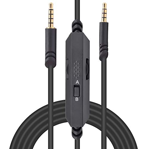 Image of Astro A40 Replacement Cable Inline Mute Volume Control with Microphone for Astro A10 /A30 /A50 Gaming Headsets Cord Lead Compatible with Xbox One Play Station 4 PS4 PC Mobile MixAmp (A&B Modes /100CM)