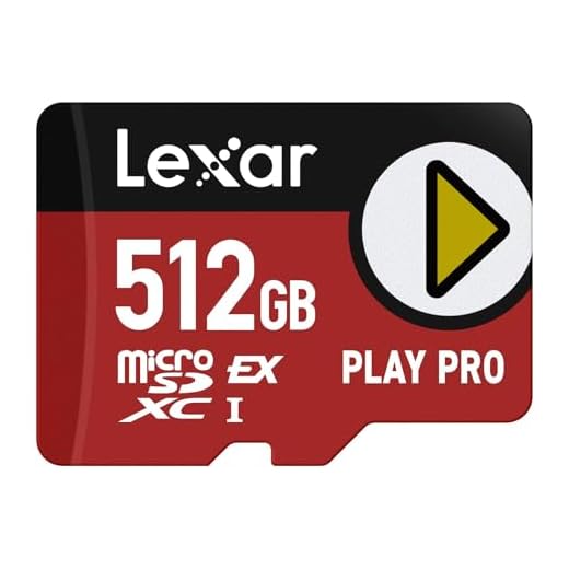 Lexar PLAY PRO microSDXC Expressカード 512GB 最大読込900MB/s 最大書込600MB/s Nintendo Switch 4K動画 ドローン対応 防水 耐衝撃 国内正規品