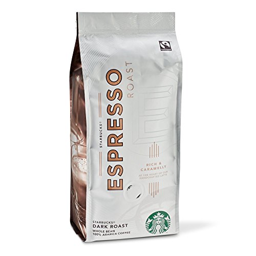 Starbucks Espresso Roast, Whole Bean Coffee (Rich & Caramelly) 227g