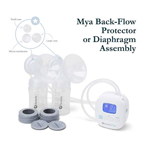 Ameda MYA Portable Hospital Strength Breast Pump with 24mm Flanges, Wide-Neck Storage Bottles, and Rechargeable Battery (Small) - Thumbnail 4