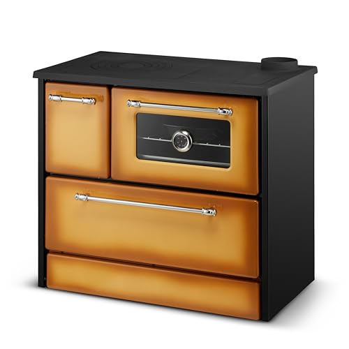 Cucina A Legna Stufa 9 Kw Cappuccino Beatrice L87xP51xH79 Ecodesign