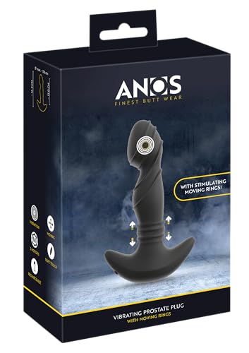 Plug prostate ANOS à rainures de stimulation intense et 10 modes vibrants - 6