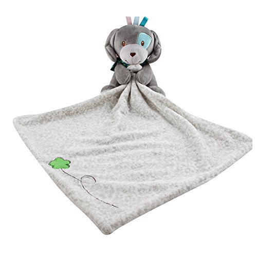 LETTON Unisex Baby Plush and Security Blanket Stuffed Animal Baby Blankie for Toddlers