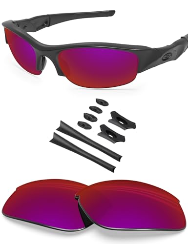Image of BLAZERBUCK Replacement Lenses & Sock Kit for Oakley Flak Jacket OO9008 Sunglass