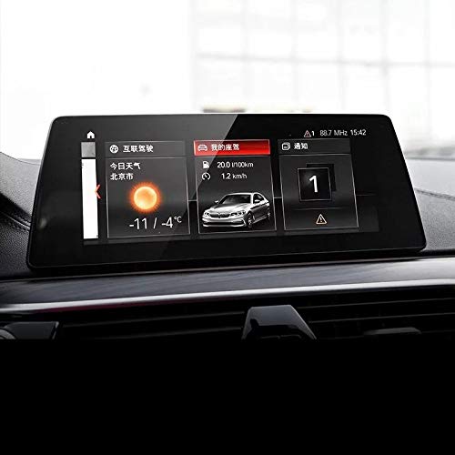 Osłona ekranu nawigacji GPS szkło hartowane do BMW serii 5 G30 2018 - duży rozmiar