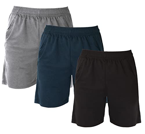 Boy's Mesh Quick-Dry Workout Gym Shorts with Pocket for Baseketball Summer Beach Youth Kids
