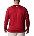 Columbia NCAA Alabama Crimson Tide Men's Terminal Tackle Long Sleeve Shirt, X-Large, ALA - Red Velvet/White