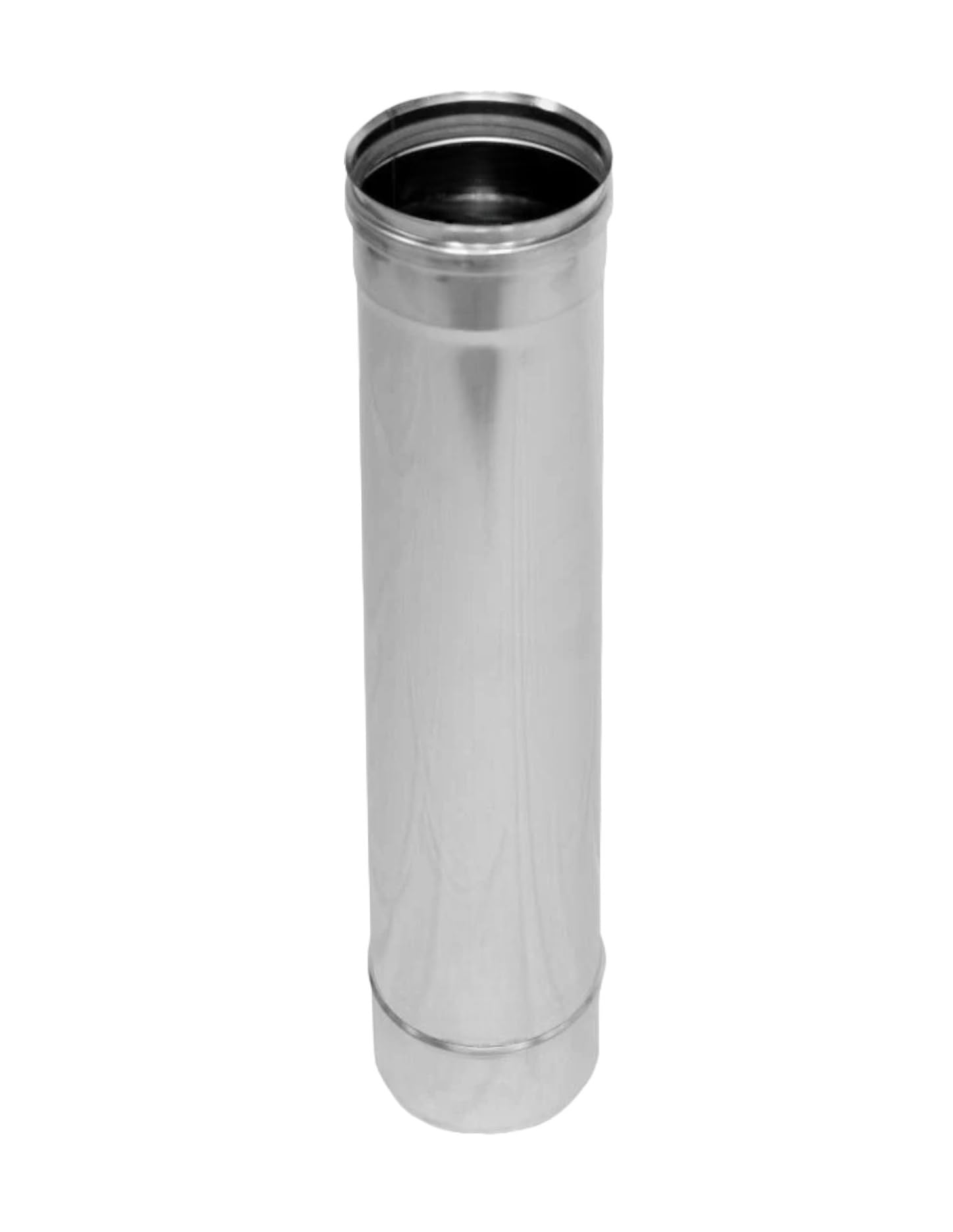 Prostko Ltd 1000Mm / 1M Matt Stainless Steel Flue Liner/Chimney Stove Rigid Metal Pipe Fireplace Tube. (140Mm, )