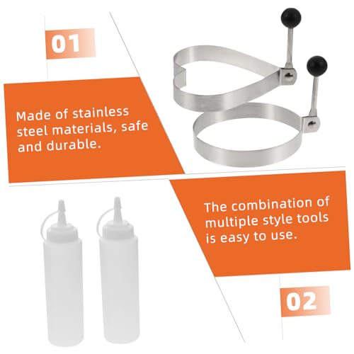 Set de herramientas para barbacoa BESPORTBLE acero inoxidable miniatura 4