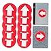 GAROZATION 20pcs Reflective Trail Markers Arrow Direction Signs for Outdoor Safety