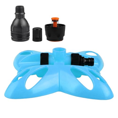 Garden Sprinkler - Water Sprinkler For Garden | 360 Degree Automatic Rotating Lawn Sprinkler | Quick Connect Garden Watering Sprinkler | Large Area Sprinkler For Yard, Lawn, Kids And Garden