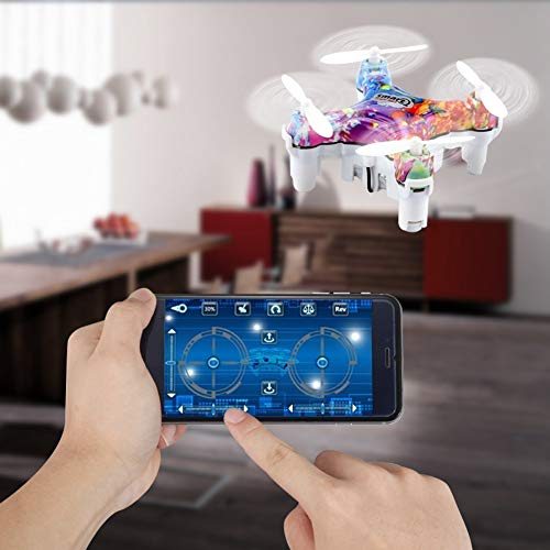 Image of REES52 Newest Cheerson CX-10D CX10D RC Mini Nano Drone 2.4G 6-axis High Hold Mode LED RC Quadcopter RTF with Transmitter
