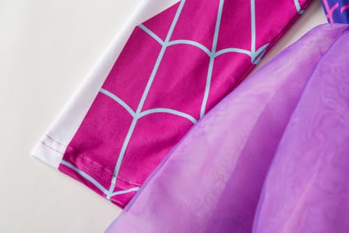 Capa Gótica Araña para Niñas 7 Años Halloween miniatura 5