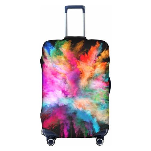 BREAUX color explosion print Luggage Protective Covers Luggage Sleeves Luggage Decorative Covers, Zip Luggage Covers