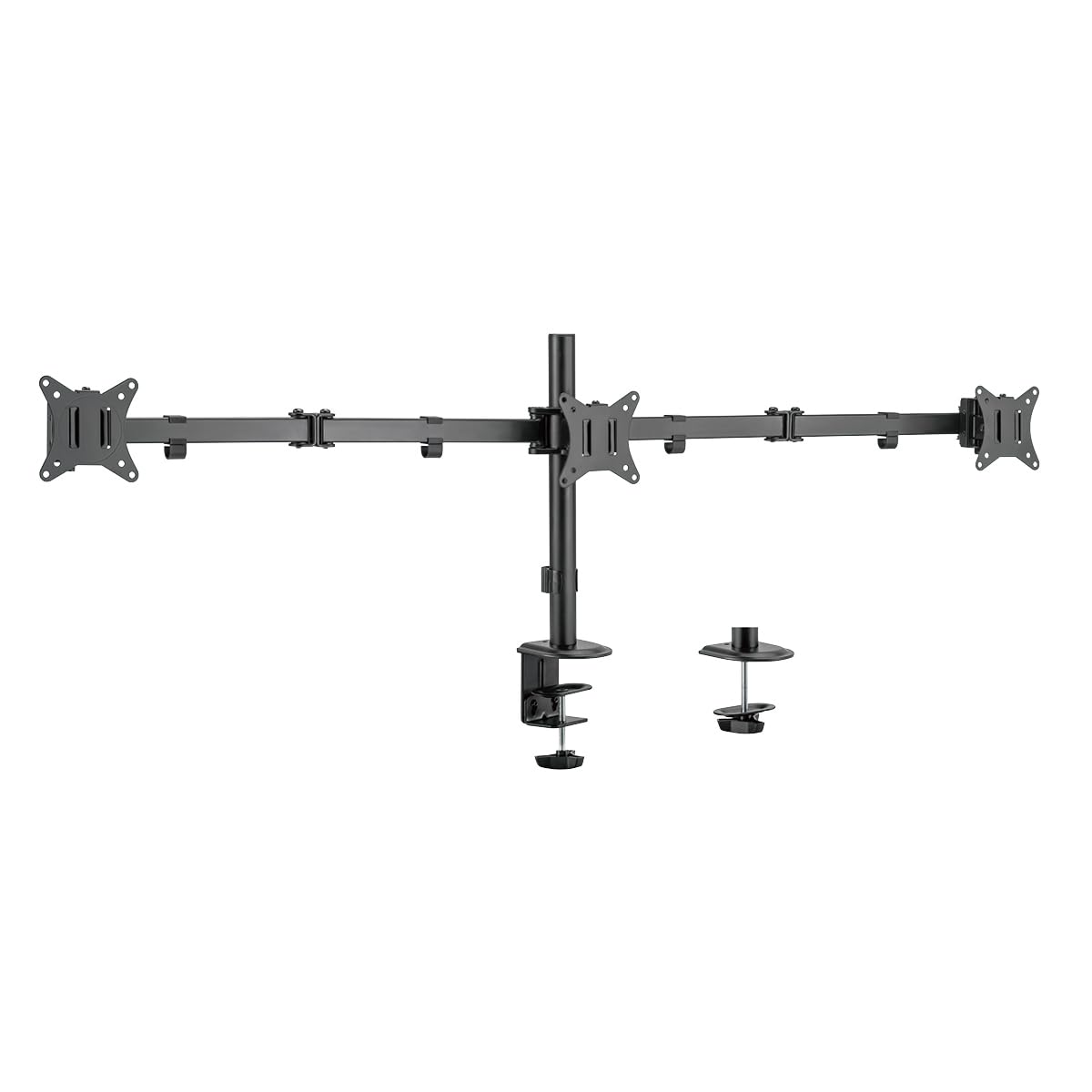 LogiLink Monitorhalterung, 3-fach, 17-27, Armlänge: je 658 mm, mit LogiLink Monitorhalterung, 3-fach, 17-27, Armlänge: je 658 mm, mit