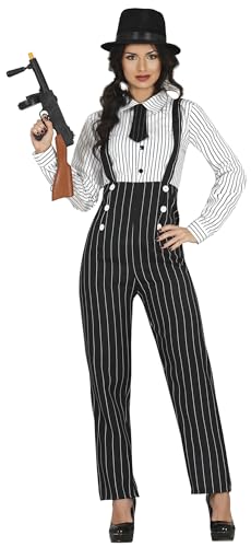 Costume de gangster femme pour soirée années 20 et fête Halloween