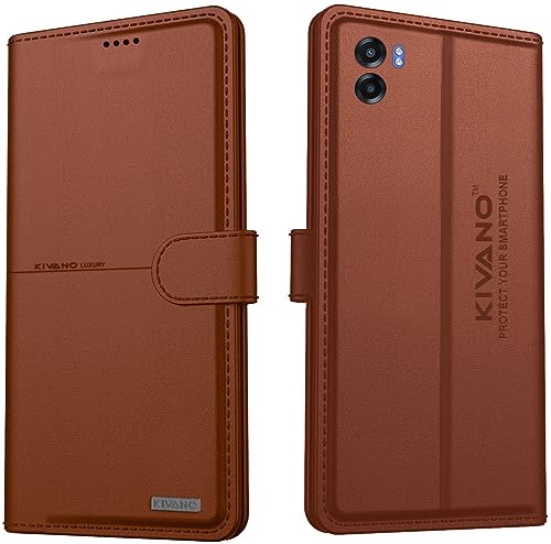 Image of KIVANO Compatible with Oppo K10 5G / Realme Narzo 50 5G Flip Cover | Leather Finish | Inside Pockets & Inbuilt Stand | Shockproof Wallet Style Magnetic Closure Back Cover Case