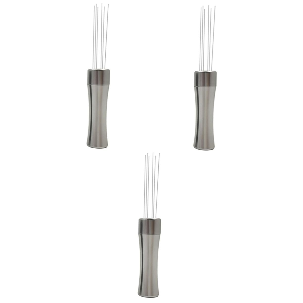 Housoutil 3pcs Coffee Distributor Stainless Steel Whisk Housewarming Coffee Powder Stirring Tool Coffee Stirrer Tool Coffee Concentrate Coffee Ground Stirring Supplies Matcha Stirrer
