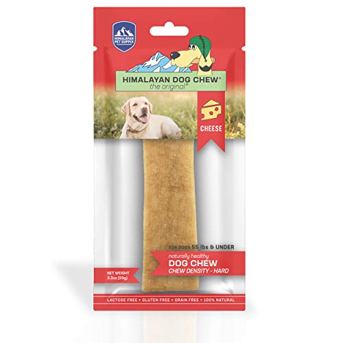 Himalayan Dog Chew Original Yak Cheese Dog Chews, 100% Natural, Long Lasting, Gluten Free, Healthy & Safe Dog Treats, Lactose & Grain Free, Protein Rich, Mixed Sizes, Dogs 55 Lbs & Smaller, 3.3 Oz #TOP1