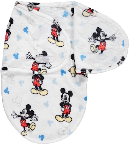 Knit Swaddle Blanket- Mickey Mouse main image 1