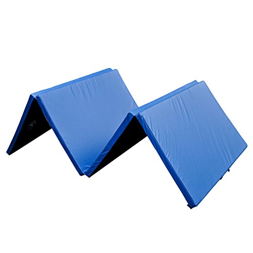 4'x10'x2'' Folding Panel Gym Gymnastics Exercise Aerobics Stretching Yoga Mat Pad