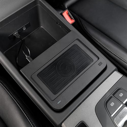 Cargador de coche inalámbrico Qi 10W y alfombrilla de carga rápida de teléfono 5