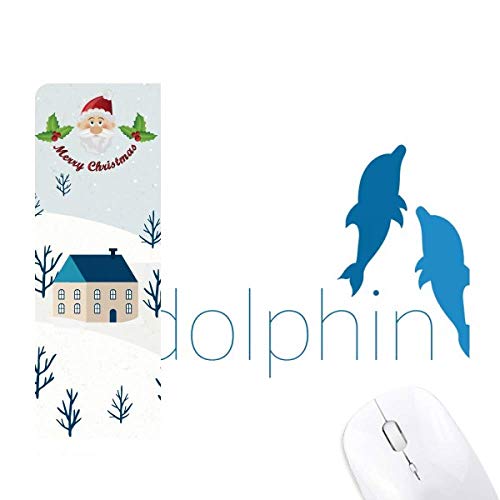 Tapis de souris dauphins bleu océan pour éviter les mouvements saccadés