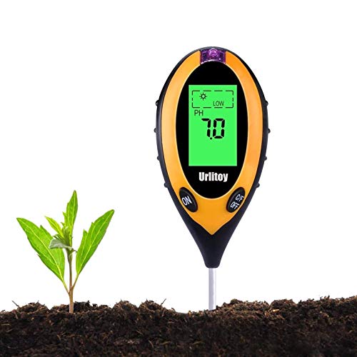 Soil Test Kit, 4-in-1 Soil Moisture/Light/pH Tester...