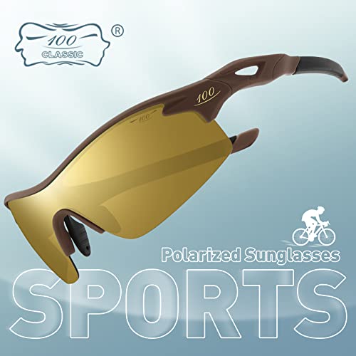 100 CLASSIC Sports Sunglasses Polarized Lens FHD UV400 Protection Durable and Flexible Ultimate Comfort for Men and Women3