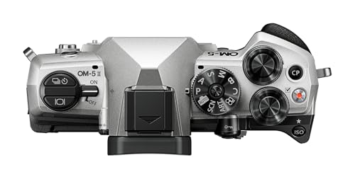 Image of OM SYSTEM OM-5 Mark II Body Silver Compact Light Weight Weather Sealed 4K Video Camera Best for Outdoor Travel