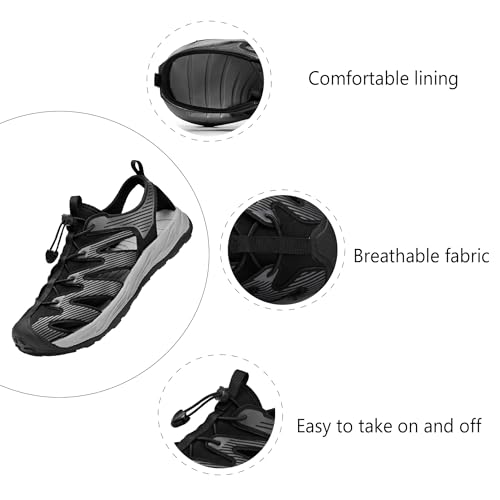 Asifn Mens Hiking Sandals Summer Outdoor Non-slip Water Shoes Breathable Comfortable Beach Lightweight Casual3