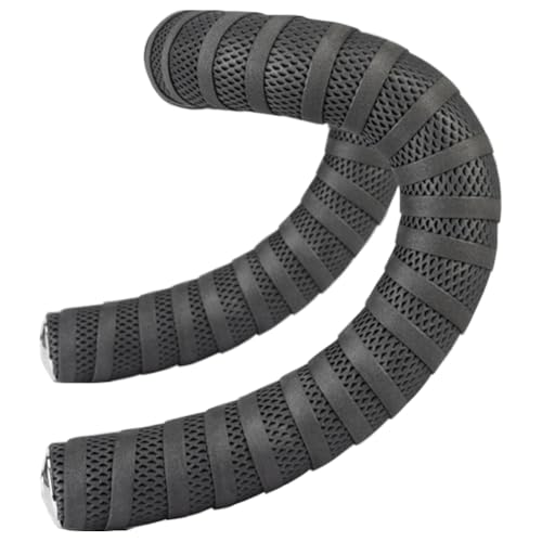 HEROUT バーテープ ロードバイク EVA製 厚さ2.65mm 自転車 グリップテープ 通気 軽量 快適 触感 滑り止め 衝撃吸収 エンドプラグ付き 左右セット