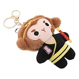 HOMOBABE Muñeca de Peluche Goku Negra Muñeca de Peluche y Adorable para Niñas para Decoración de Hogar y Regalos Festivos Relleno de Felpa