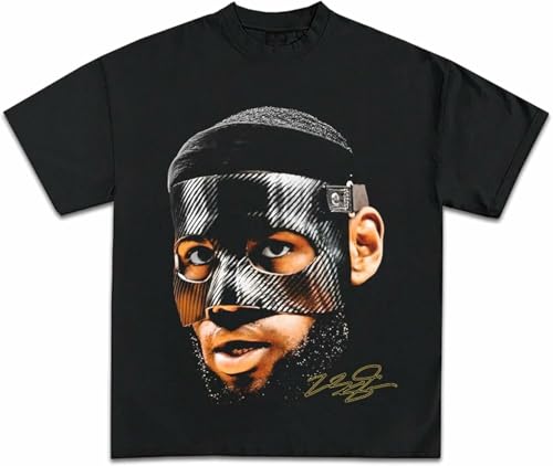 King James Graphic Basketball T-Shirt Black Large