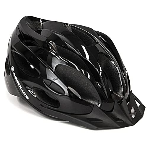 Capacete Ciclismo Absolute Nero com Sinalizador -prata-52-58 cm
