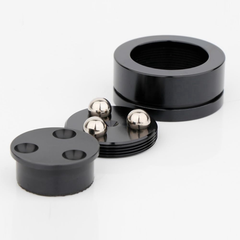 Bamberg 4 Pezzi HiFi Audio Speaker Stand Piedini Fever Amplificatore Lettore CD Treppiede Altoparlante Antiurto Piedino Sfera in Acciaio