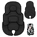 Infant Car Seat Insert, Head, Neck and Body Support Infant Stroller Cushion, Fleece Baby Car Seat Washable Mat for Newborn Toddler, Head Support Baby