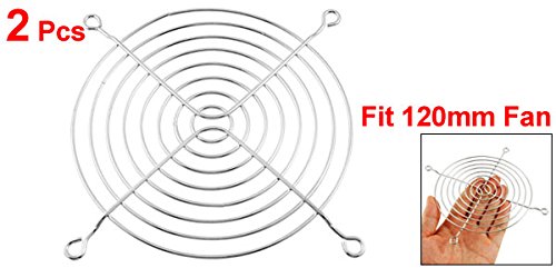 Uxcell Metal 150 Mm Cpu Fan Grill Guard Protector 2 Pcs For Pc Computer (Pack Of 2) #TOP2