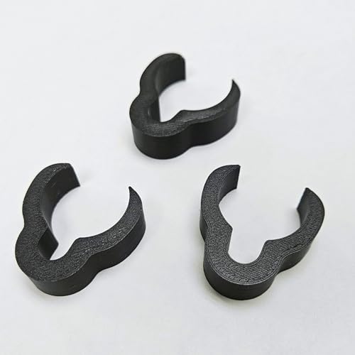 BITEN Cable Clips - 3Pack Transducer Pole Cable Managment Clamp - Fits 1 1/8